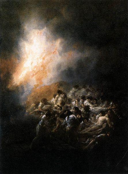 Francisco de Goya Fire at Night Germany oil painting art